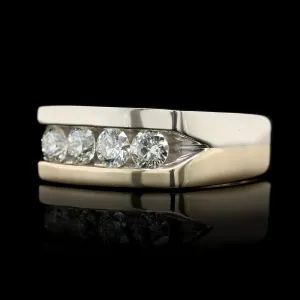 14K Two-tone Gold Estate Diamond Ring