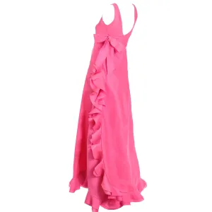 1971 Christian Dior Haute Couture Pink Evening Dress by Marc Bohan