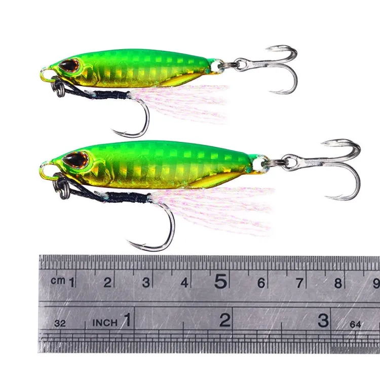 2 PCS HENGJIA Shore Casting Lead Fish Long-distance Casting Sinker Double Hook Lure, Size: 32g(3)