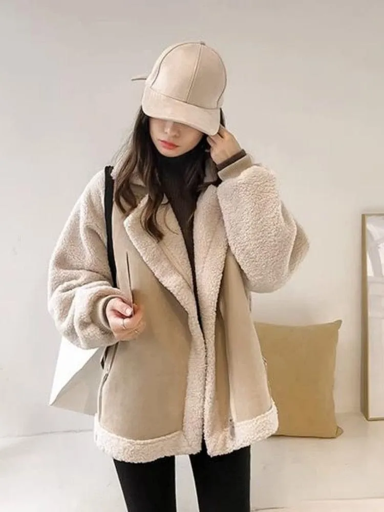 2023 Loose Fur All-in-one Winter Jacket