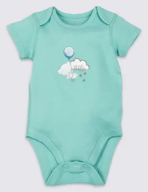 3 Pack Pure Cotton Bodysuits