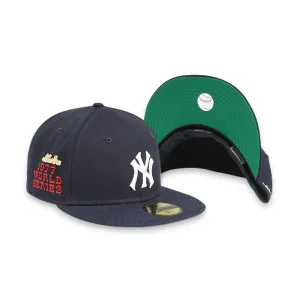 [60244523] New York Yankees Logo History 77 WS Navy 59FIFTY Men's Fitted Hat