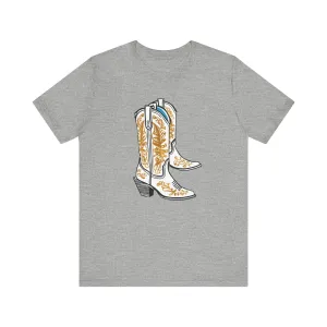 90s Western Flair Boots T Shirt