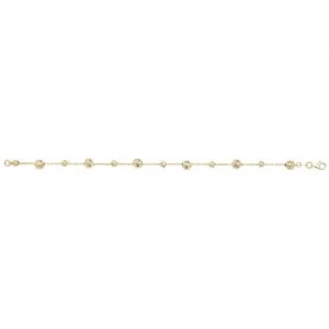 9ct Yellow Gold Ladies Dc Bracelet NK084B