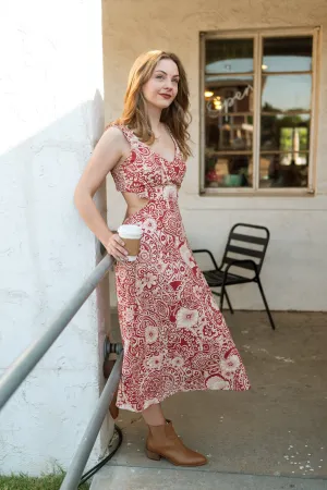 Adelaide Printed Midi Dress