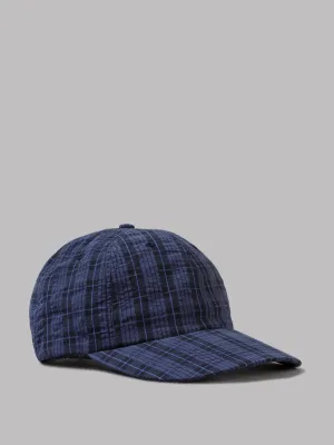 Adsum Plaid Breaker Hat (Dark Navy)