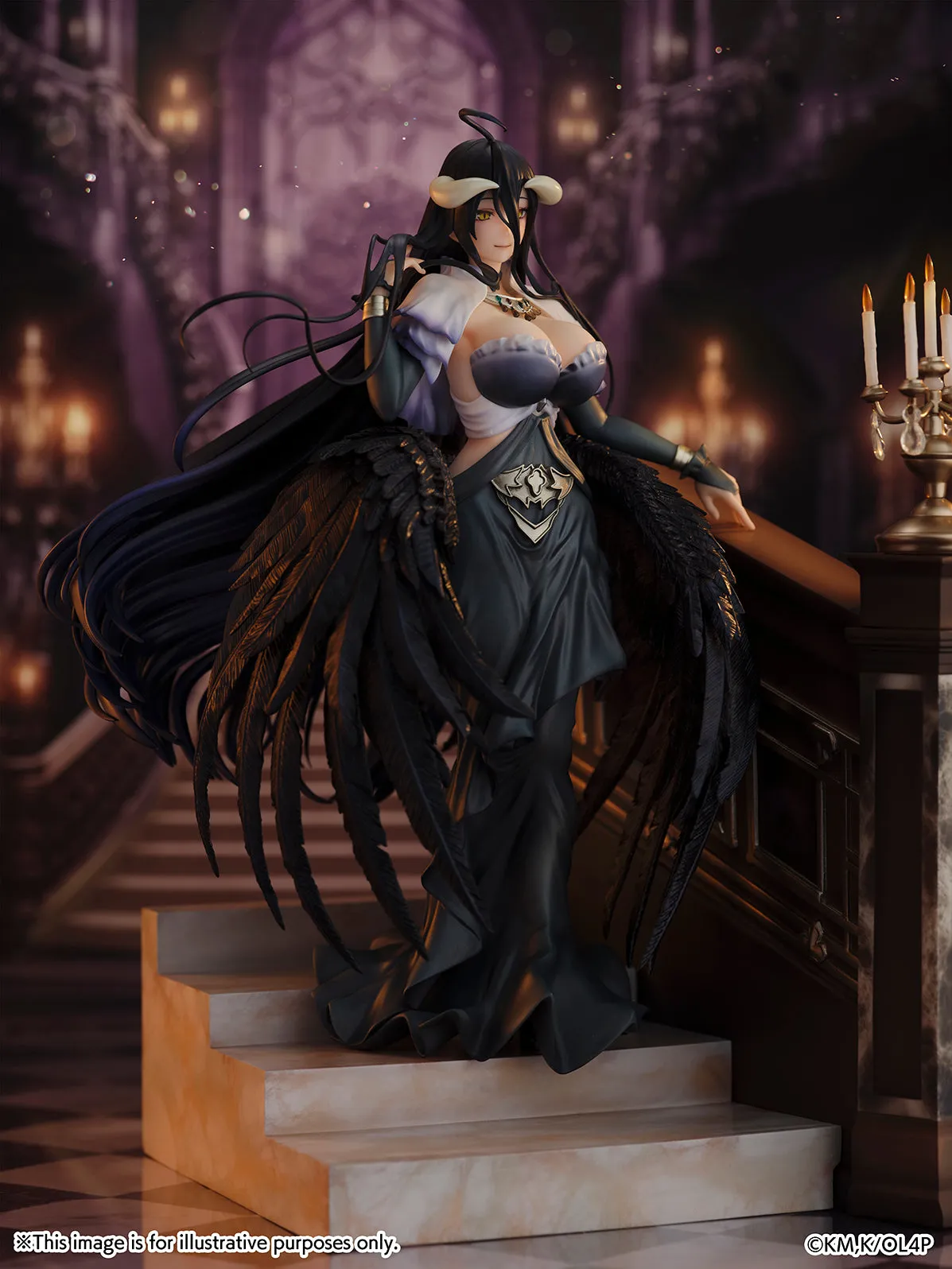 Albedo -Jet Black Dress Ver.- 1/7 Scale Figure