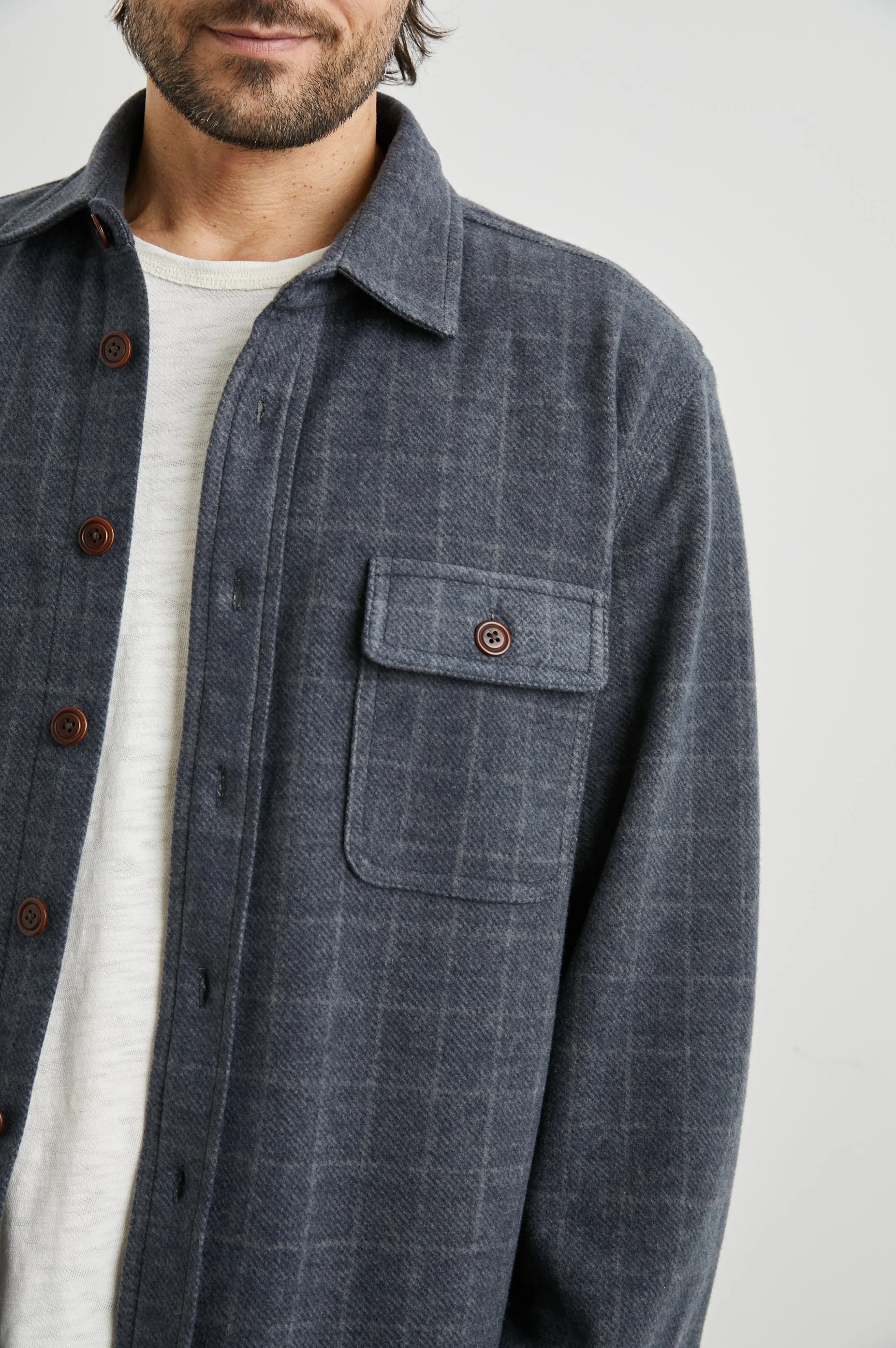 ALDER SHIRT - NAVY JASPE CHECK