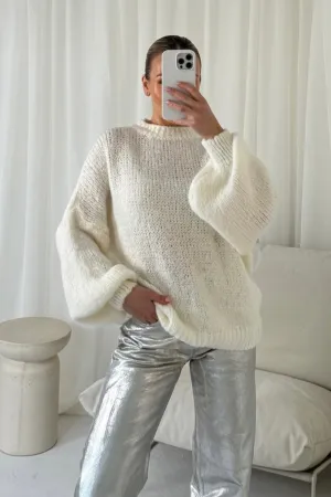 Alice cream knit  jumper