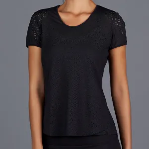 All Season Lacy Tee (black)