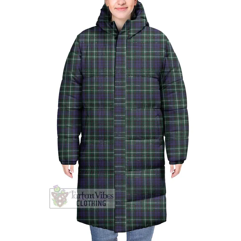 Allardice Tartan Long Down Jacket