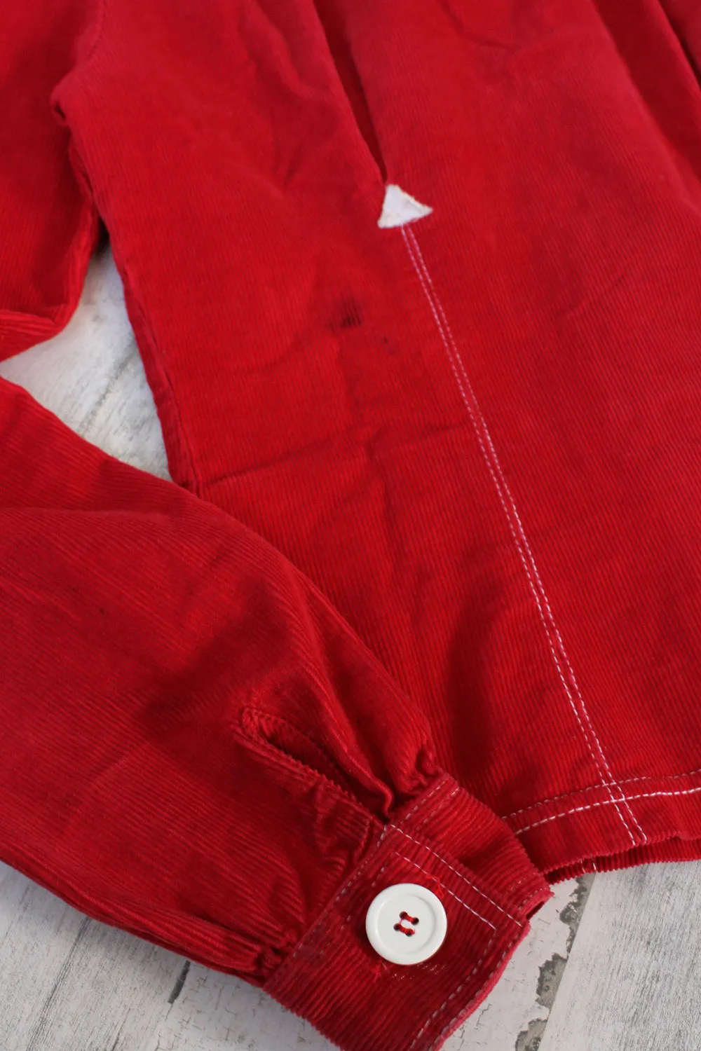 Alley Cat Red Corduroy Jacket XS/S