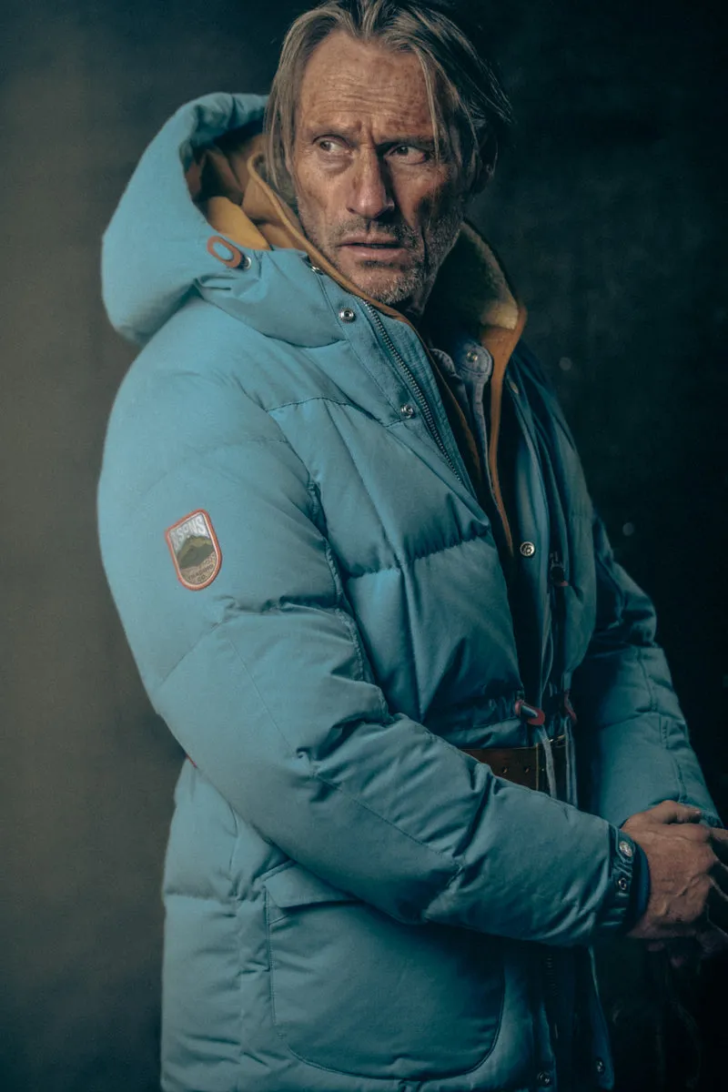 &SONS Bonnington Puffer Jacket Blue