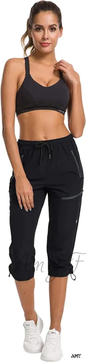 Amy Fashion - Women's Hiking Capris Outdoor Quick Dry Pants