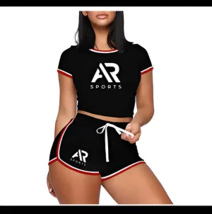 AR Sportswear Summer 2Pcs Women's Casual