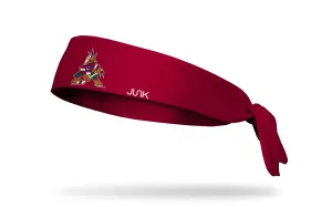 Arizona Coyotes: Logo Maroon Tie Headband