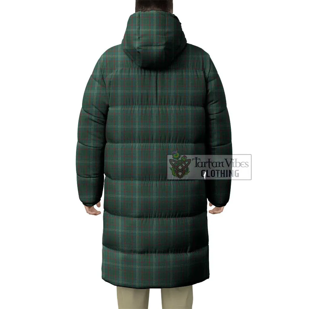 Armagh County Ireland Tartan Long Down Jacket