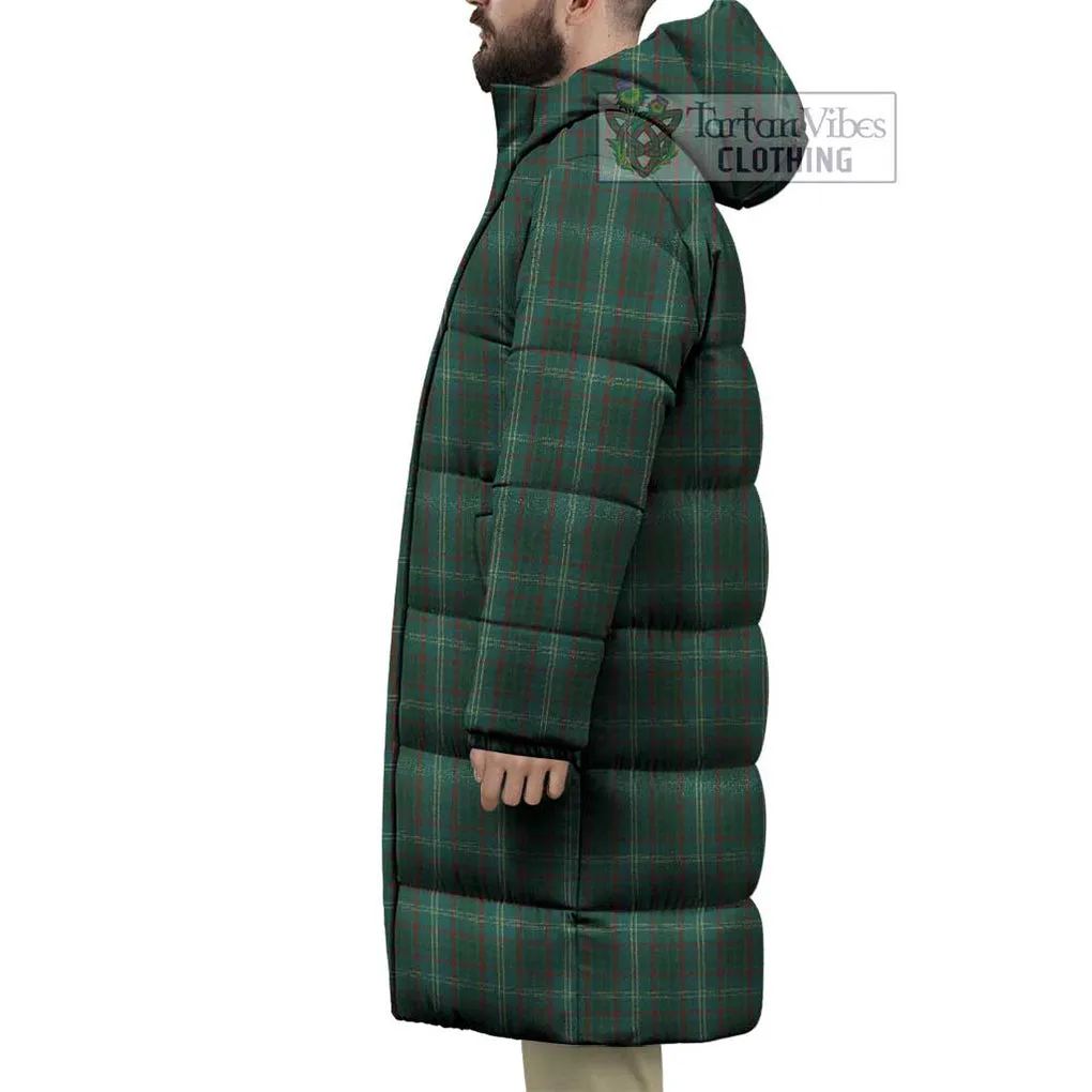 Armagh County Ireland Tartan Long Down Jacket