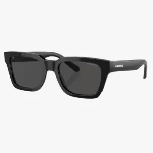 Arnette Acetate Man Cold Heart 2.0 Black Sunglass Dark Grey Lens