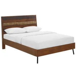 Arwen Rustic Wood Bed
