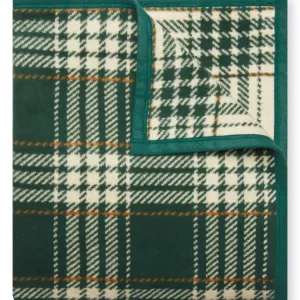 Autumn Plaid Evergreen Blanket