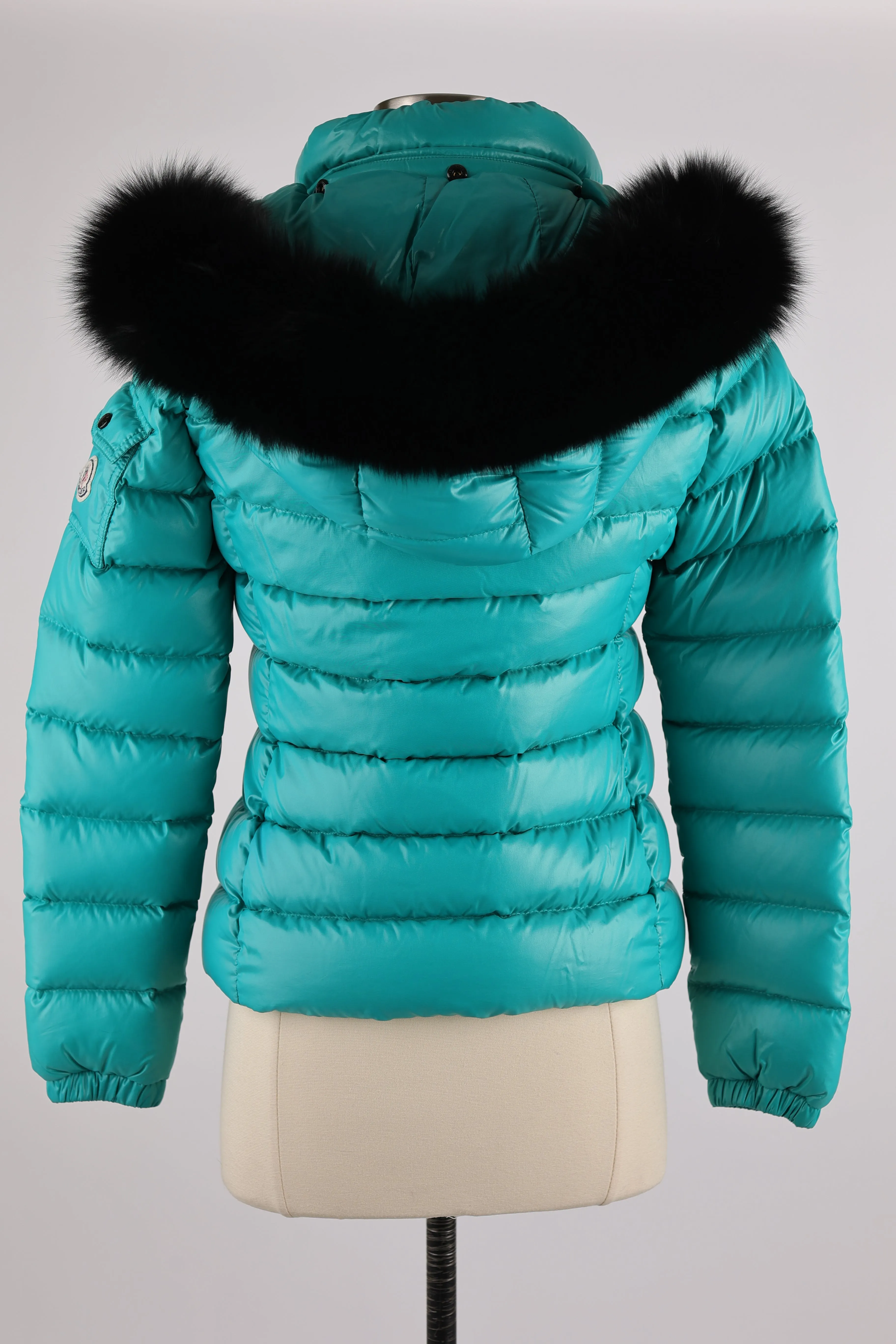 Badyfur Quilted Down Jacket w/ Fur Hood