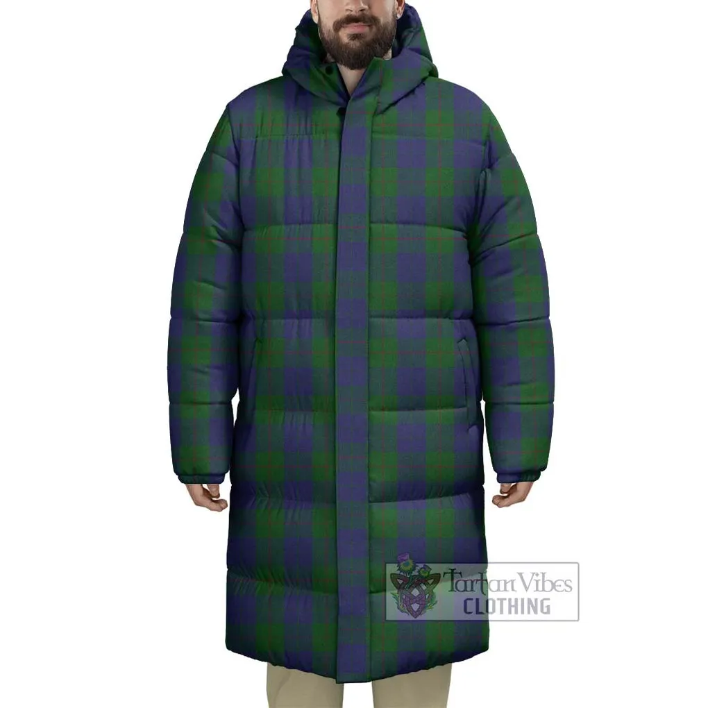 Barclay Tartan Long Down Jacket