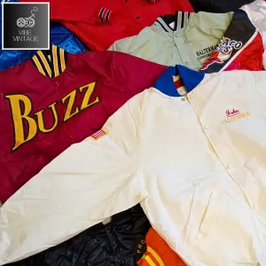 BASEBALL VINTAGE NYLON JACKETS - 27 PCS