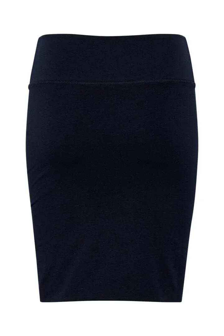 BASIC SLIM FIT NAVY SKIRT