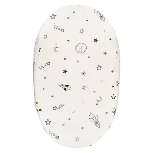 Bassinet Sheet Stars White