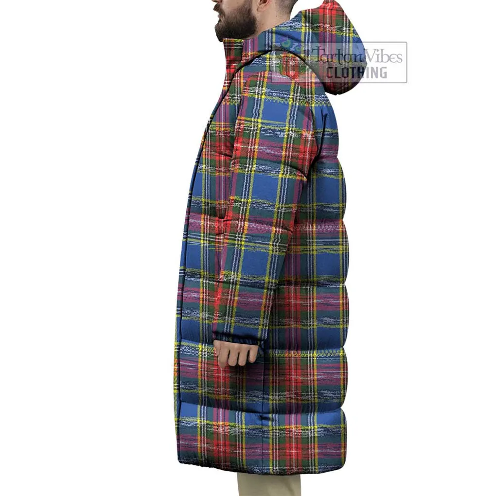 Bethune Tartan Long Down Jacket