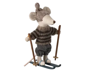 Big Brother Winter Ski Mouse in Grey