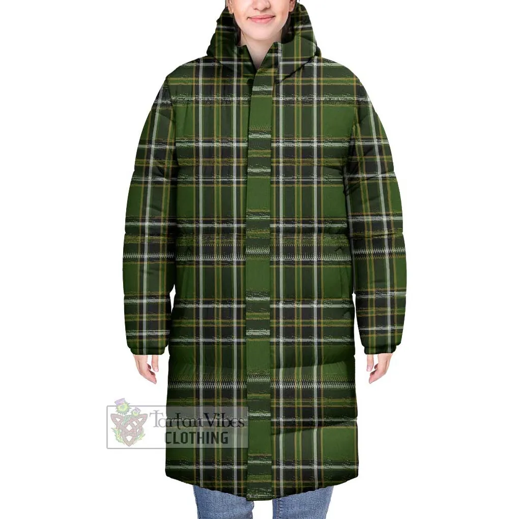 Birmingham Tartan Long Down Jacket