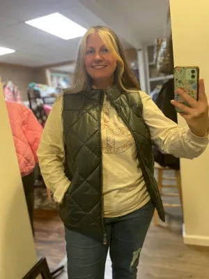 Matching Quilted Vest