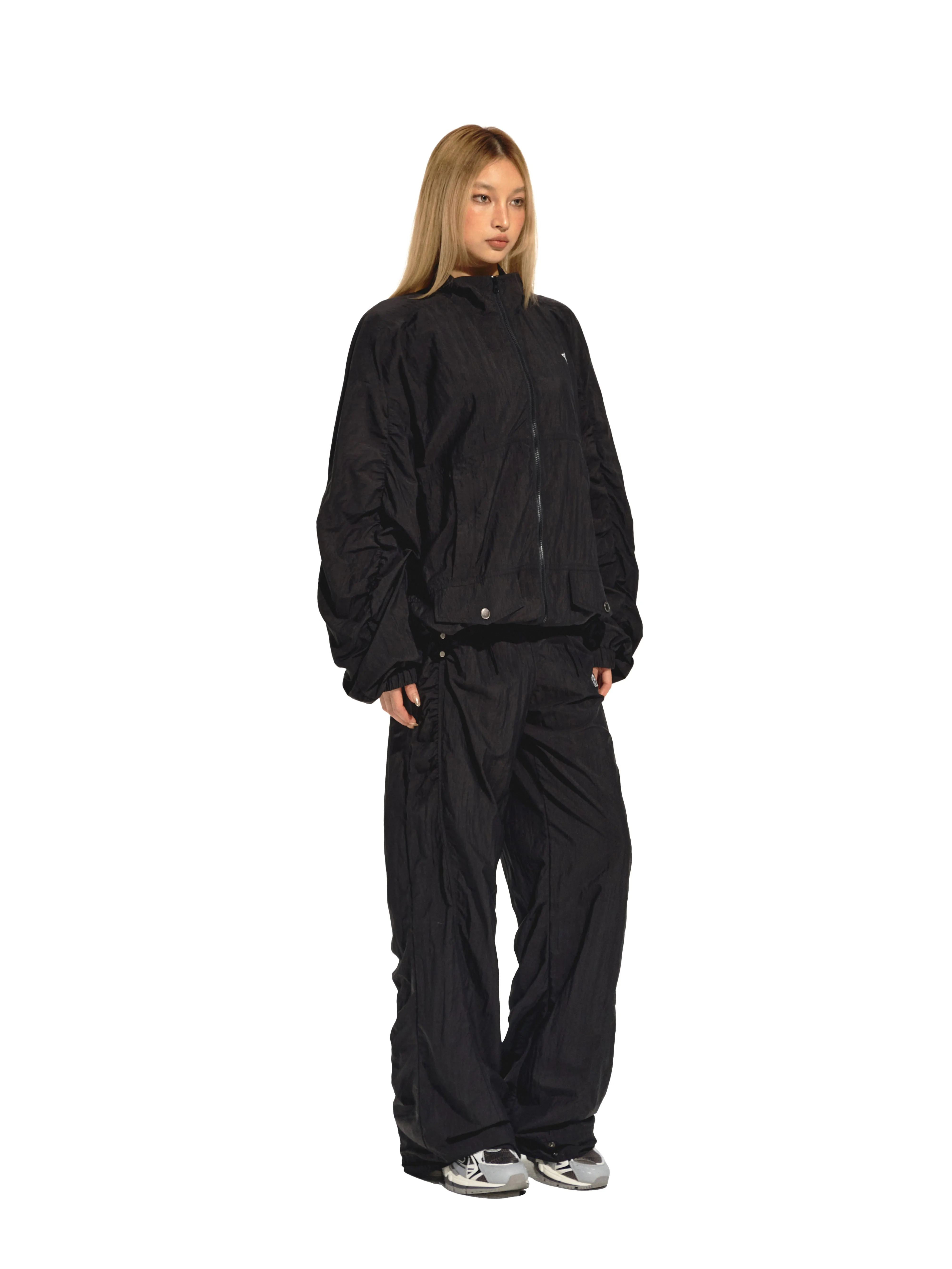 Black Waterproof Soft Jogging Jacket