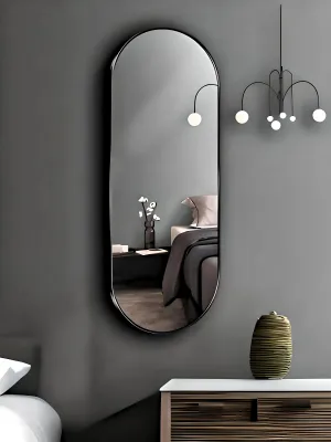 Blacky Bloom Capsule Metal Mirror