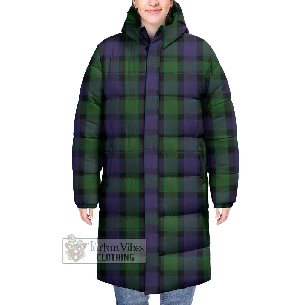 Blair Tartan Long Down Jacket