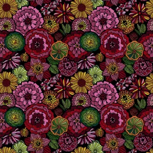 Blooming Elegance - Pink/Green