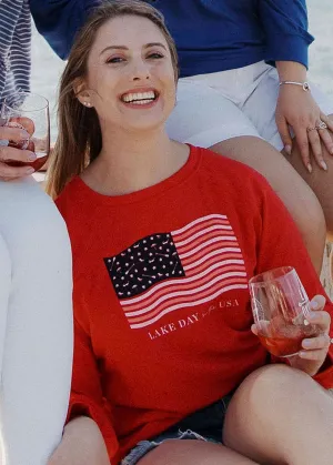 Boathouse Apparel Lake Day in the USA Sweatshirt