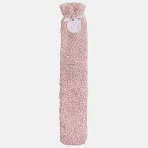 Boucle Long  Hot Water Bottle | Rose Quartz