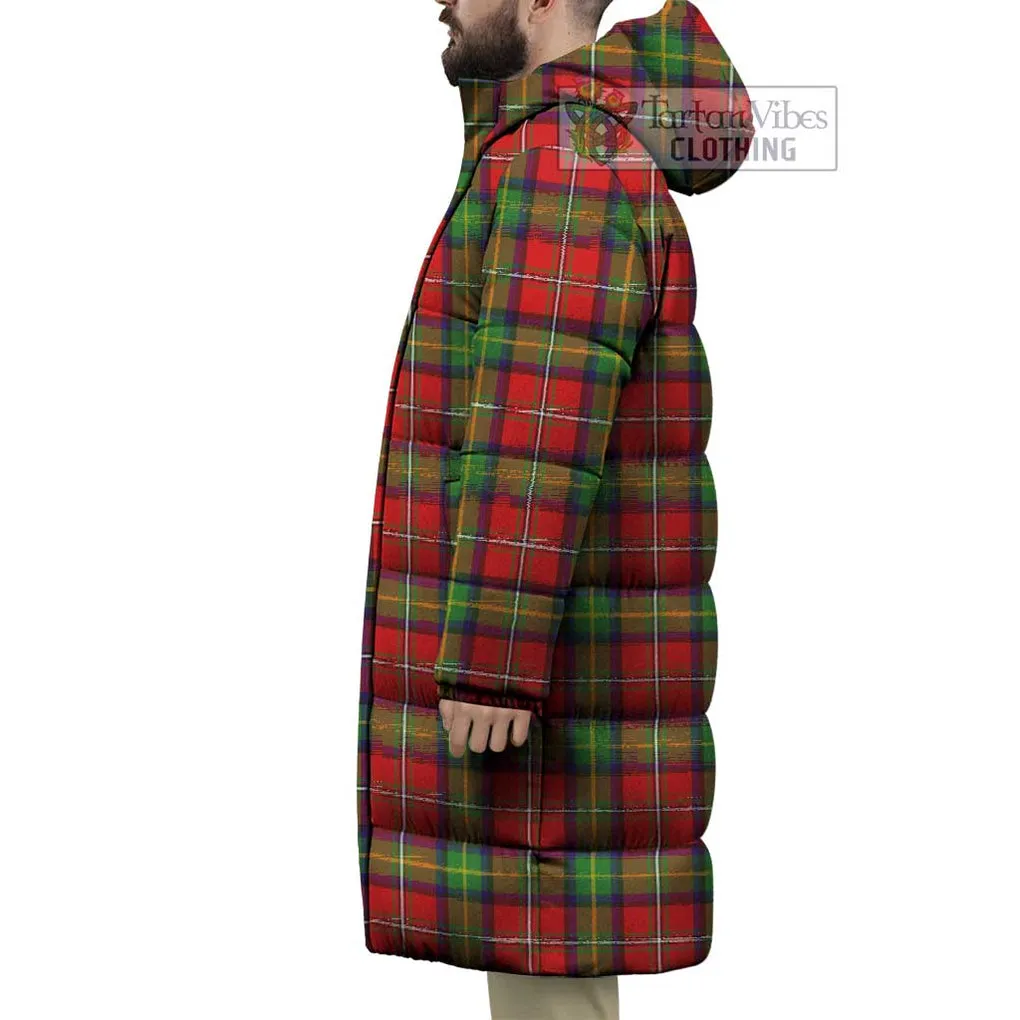 Boyd Tartan Long Down Jacket