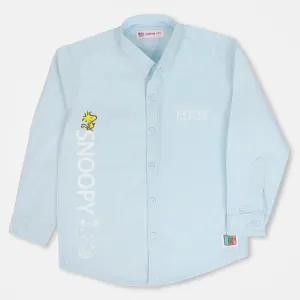 Boys Casual Shirt Character- SKY BLUE