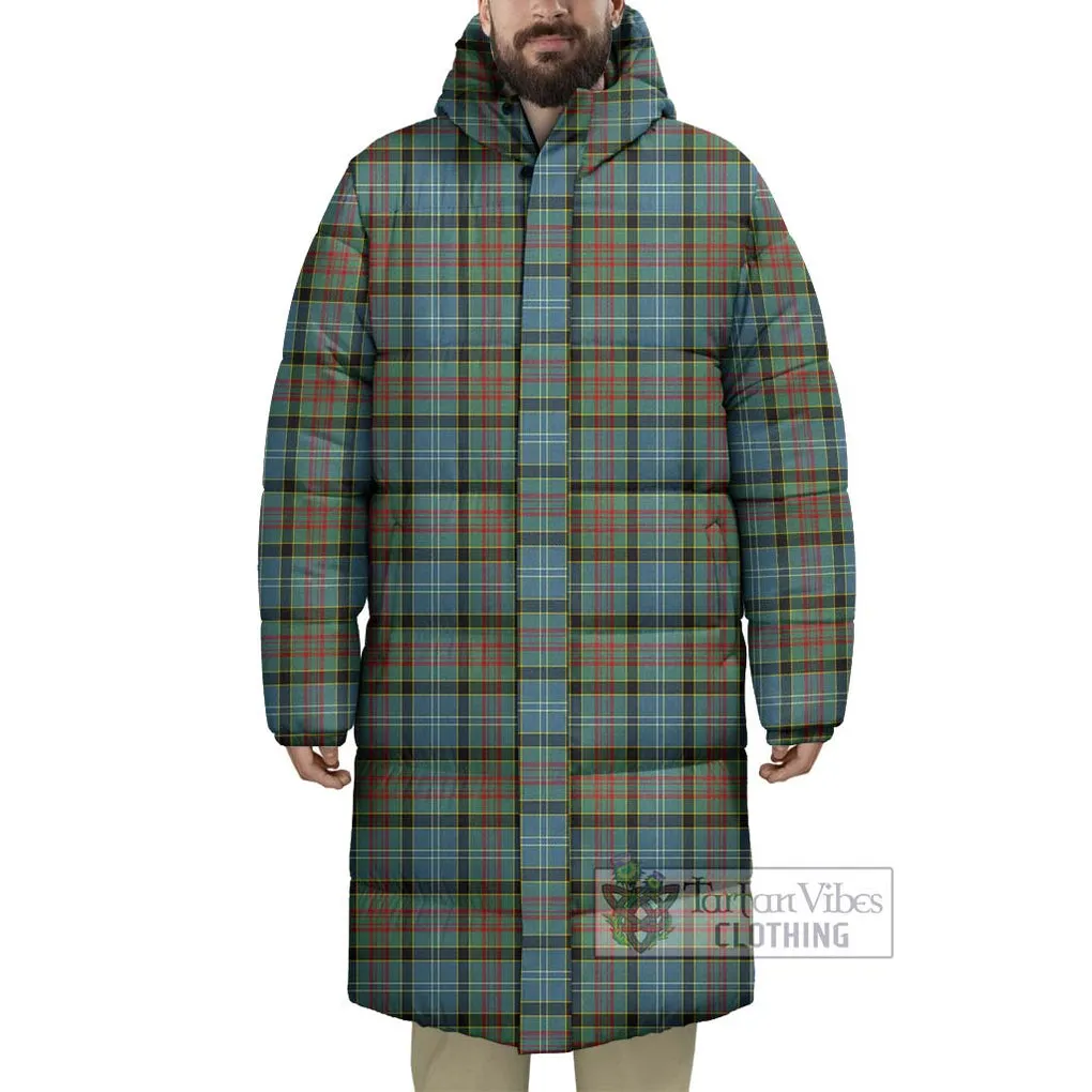 Brisbane Tartan Long Down Jacket