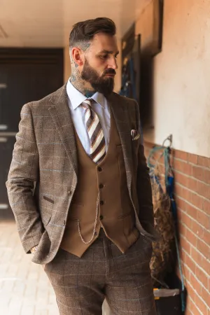 Brown Tweed Mix and Match Races Look