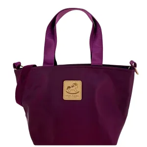 Burgundy Mini Travel Tote