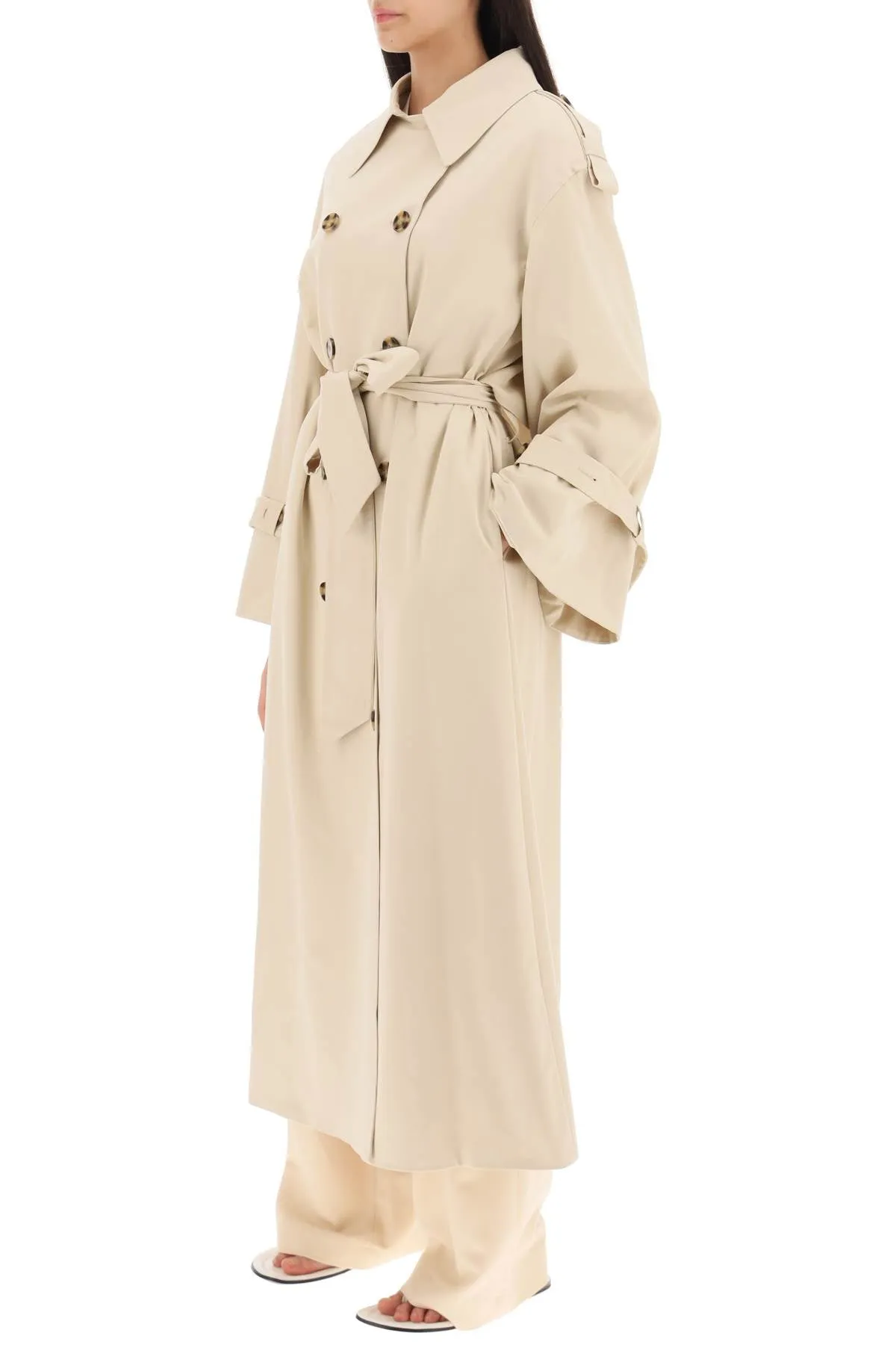 By Malene Birger 'alanis' Double-Breasted Trench Coat (Size - 36)