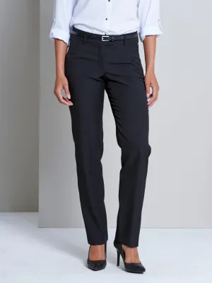 Calista low rise pants - black