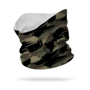 Camo Paint Wicking Neck Gaiter (12" length)