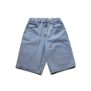 CARPENTER LOOSEFIT DENIM SHORT PANTS BLUE