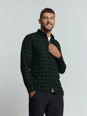 Checked Shirt: Timeless Style and Comfort | Dark Green